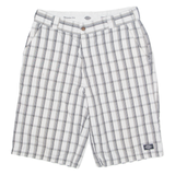 DICKIES Mens Workwear Shorts Black Check M W32