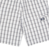 DICKIES Mens Workwear Shorts Black Check M W32