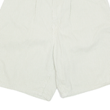 CHIC CHIC High Waist Womens Denim Shorts Green 90s Striped XS W25