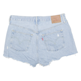 LEVI'S Cut Off 501 Premium E Womens Denim Shorts Blue M W32
