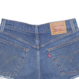 LEVI'S Cut Off 501 Womens Denim Shorts Blue S W27