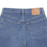 LEVI'S Cut Off 501 Premium E Womens Denim Shorts Blue S W26