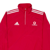 ADIDAS Mens Pullover Jacket Red M