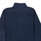 STARTER Mens Fleece Jacket Blue L
