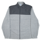 STARTER Mens Fleece Jacket Grey XL