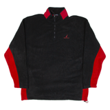NAUTICA Pullover Mens Fleece Jacket Black 2XL