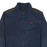NAUTICA Mens Fleece Jacket Blue M