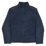 NAUTICA Mens Fleece Jacket Blue M