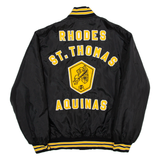 GEMS SPORTSWEAR Rhodes ST.Thomas Aquinas Mens Bomber Jacket Black USA 2XL