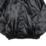 HILTON Womens Bomber Jacket Black Nylon XL