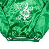 Kk Band Womens Varsity Jacket Green Nylon M