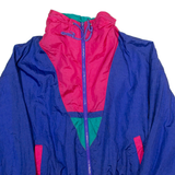 CASUAL Mens Shell Jacket Blue Nylon M