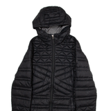 THE NORTH FACE Down Insulated Womens Parka Jacket Black Nylon Hooded S