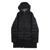 THE NORTH FACE Down Insulated Womens Parka Jacket Black Nylon Hooded S