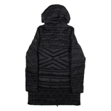 THE NORTH FACE Down Insulated Womens Parka Jacket Black Nylon Hooded S