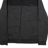CALVIN KLEIN Mens Track Jacket Grey M