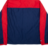 NASCAR Mesh Lined Mens Track Jacket Blue Hooded L