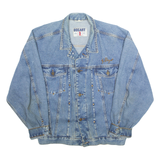 BOGART Mens Denim Jacket Blue L