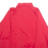 AUBURAM Mens Coach Jacket Red Nylon M