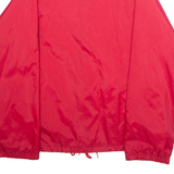 AUBURAM Mens Coach Jacket Red Nylon M
