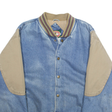 EAGLES RIDGE Mens Bomber Jacket Blue XL