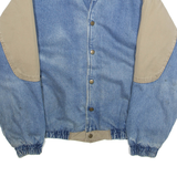 EAGLES RIDGE Mens Bomber Jacket Blue XL