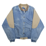 EAGLES RIDGE Mens Bomber Jacket Blue XL