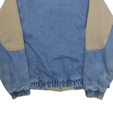 EAGLES RIDGE Mens Bomber Jacket Blue XL