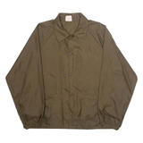 CARDINAL Mens Coach Jacket Brown Nylon L