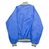 HARTWELL SPORTS Mens Varsity Jacket Blue Nylon USA M