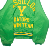 MAJESTIC Mens Varsity Jacket Green USA M