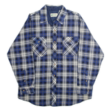 NORTHWEST TERRITORY Mens Lumberjack Jacket Blue Plaid XL