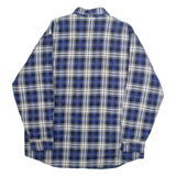 NORTHWEST TERRITORY Mens Lumberjack Jacket Blue Plaid XL