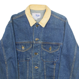 WEATHERED BLUES Womens Denim Jacket Blue M