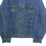 WEATHERED BLUES Womens Denim Jacket Blue M