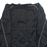 STARTER Mens Track Jacket Black Nylon S