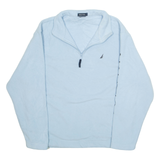 NAUTICA Mens Fleece Jacket Blue L