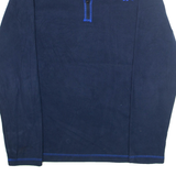 REEBOK Mens Fleece Jacket Blue M