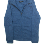THE NORTH FACE Womens Fleece Jacket Blue Hooded S