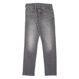 LEVI'S 511 Jeans Mens Grey Slim Straight Stone Wash W30 L32