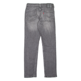 LEVI'S 511 Jeans Mens Grey Slim Straight Stone Wash W30 L32