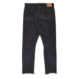 LEVI'S 501S Jeans Womens Black Skinny Straight W30 L27