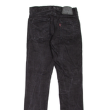 LEVI'S 511 Jeans Mens Black Slim Straight W29 L32