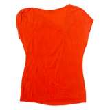 TED BAKER Womens Top Red V-Neck S