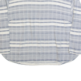 MONSOON Womens Printed Top Blue Long Sleeve Striped UK 14