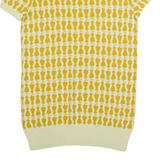 HOBBS LONDON Cat Design Womens Printed Top Gold S
