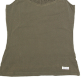 SUPERDRY Womens Vest Green Sleeveless S