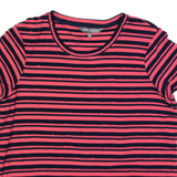 LAURA ASHLEY Womens Top Pink Striped UK 12
