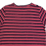 LAURA ASHLEY Womens Top Pink Striped UK 12