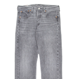 LEVI'S 501 BIG E Jeans Mens Grey Regular Straight W30 L32